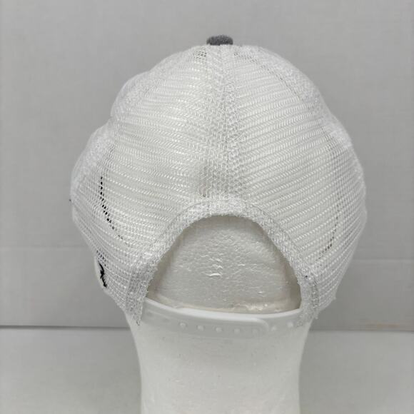 Salt Life Snapback Baseball Cap Adult One Size Gray White Trucker Hat Mesh Back - Picture 5 of 9